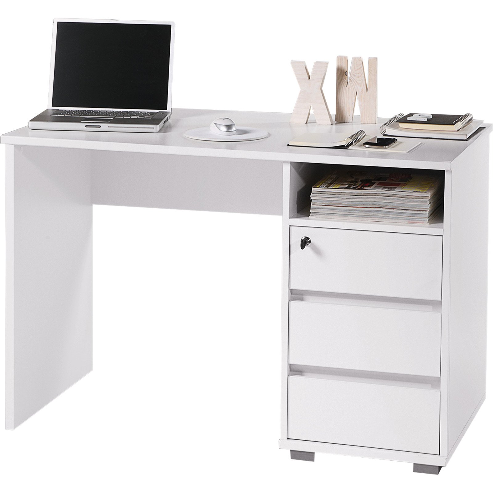 Schreibtisch Paris Junior 110 weiss NB