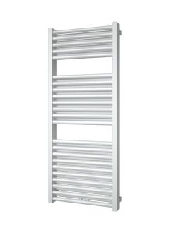 Plieger Imola M designradiator horizontaal middenaansluiting 1230x500mm 802W wit