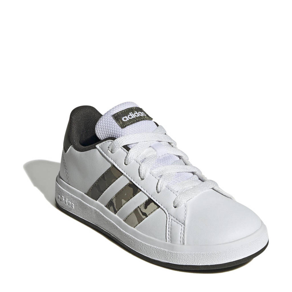 adidas Grand Court 2.0 sneakers wit/groen