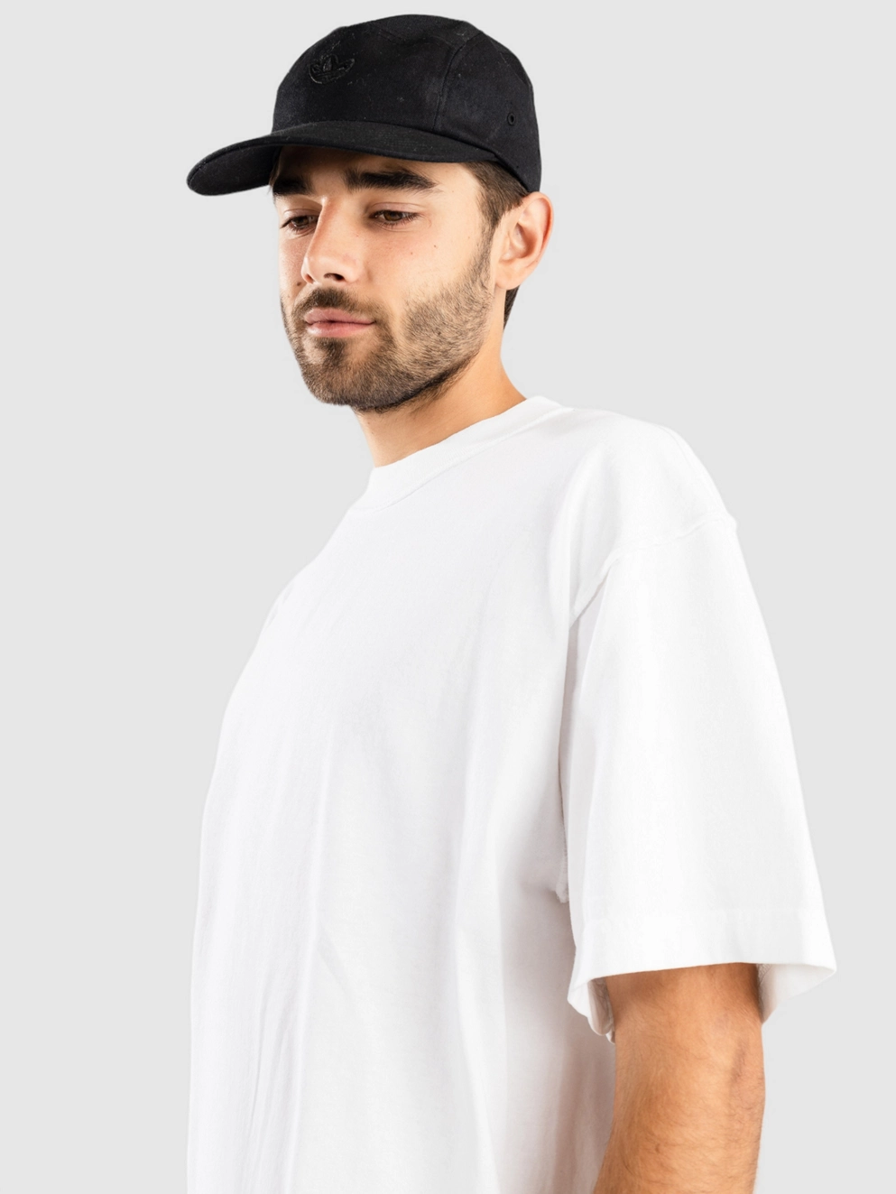 Shaka Wear 6.5 Max Heavyweight Garment Dye Reverse T-Sh white