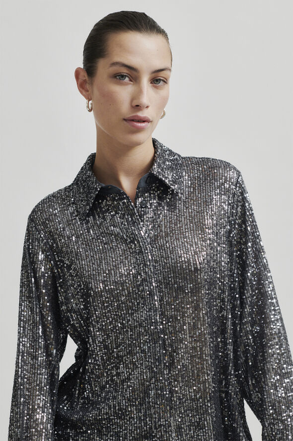 Second Female Moonshine Slim Shirt Iron gate