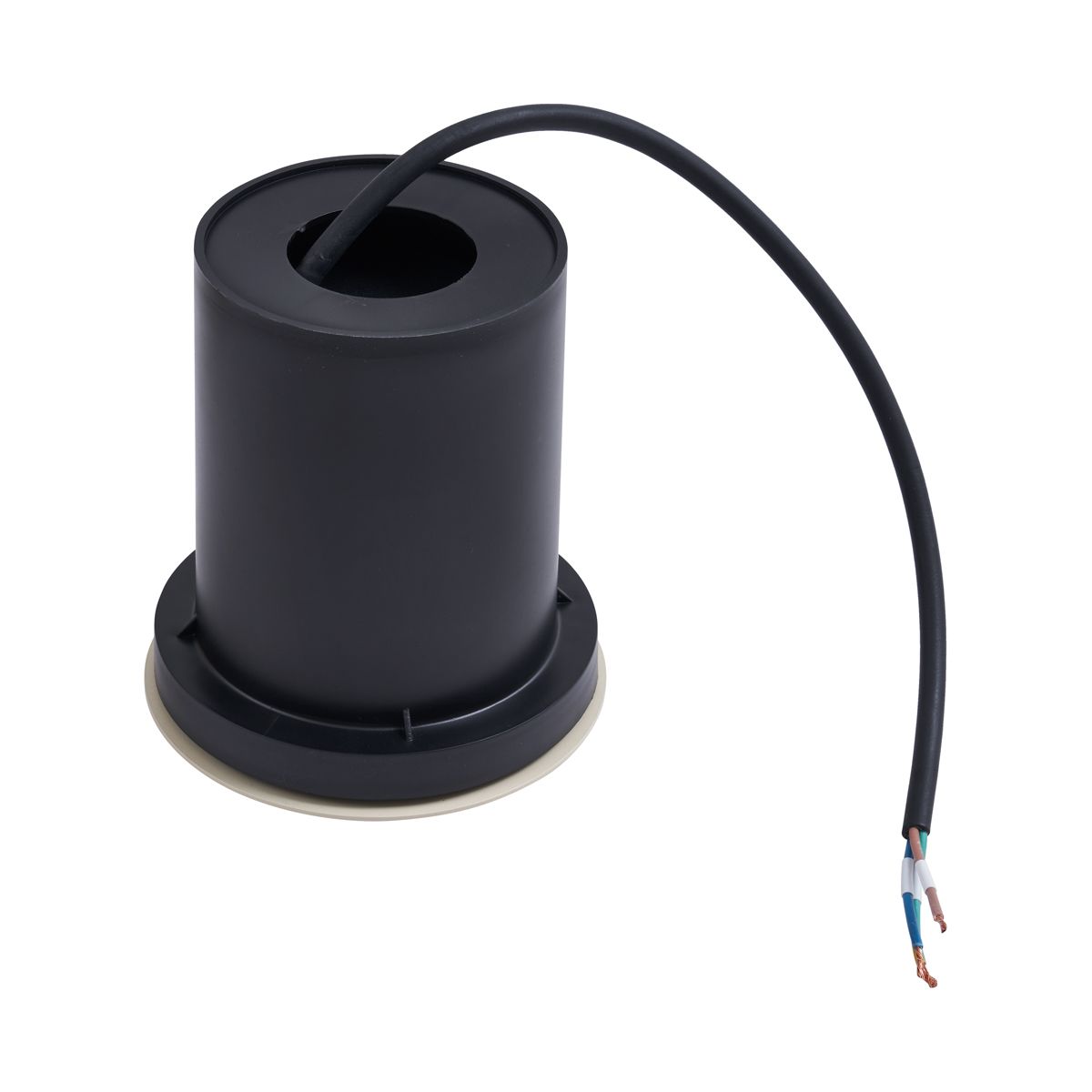 Moderne grondspot beige GU10 50mm verstelbaar IP65 - Delux