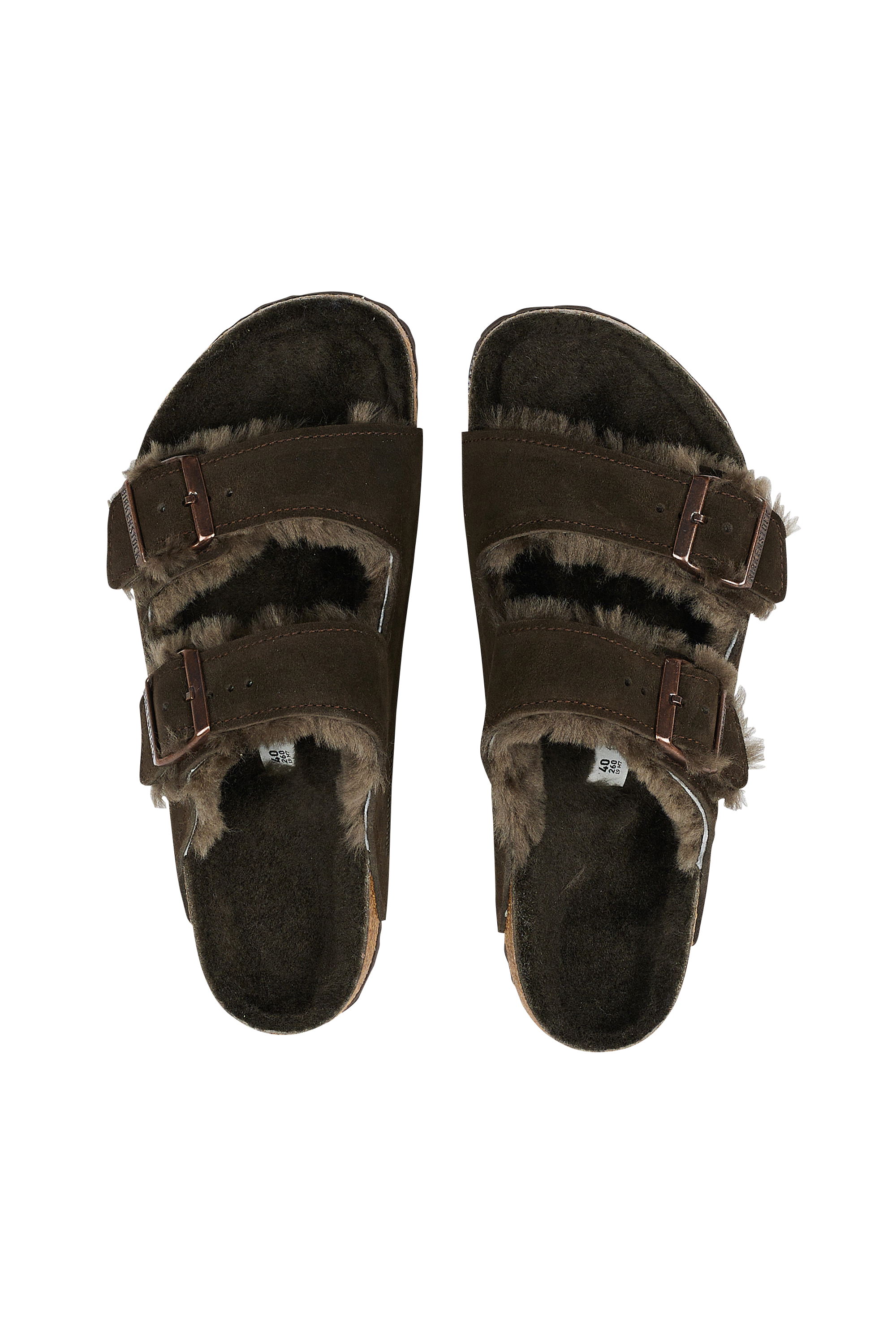 BIRKENSTOCK sandales Arizona VL Shearling Marron