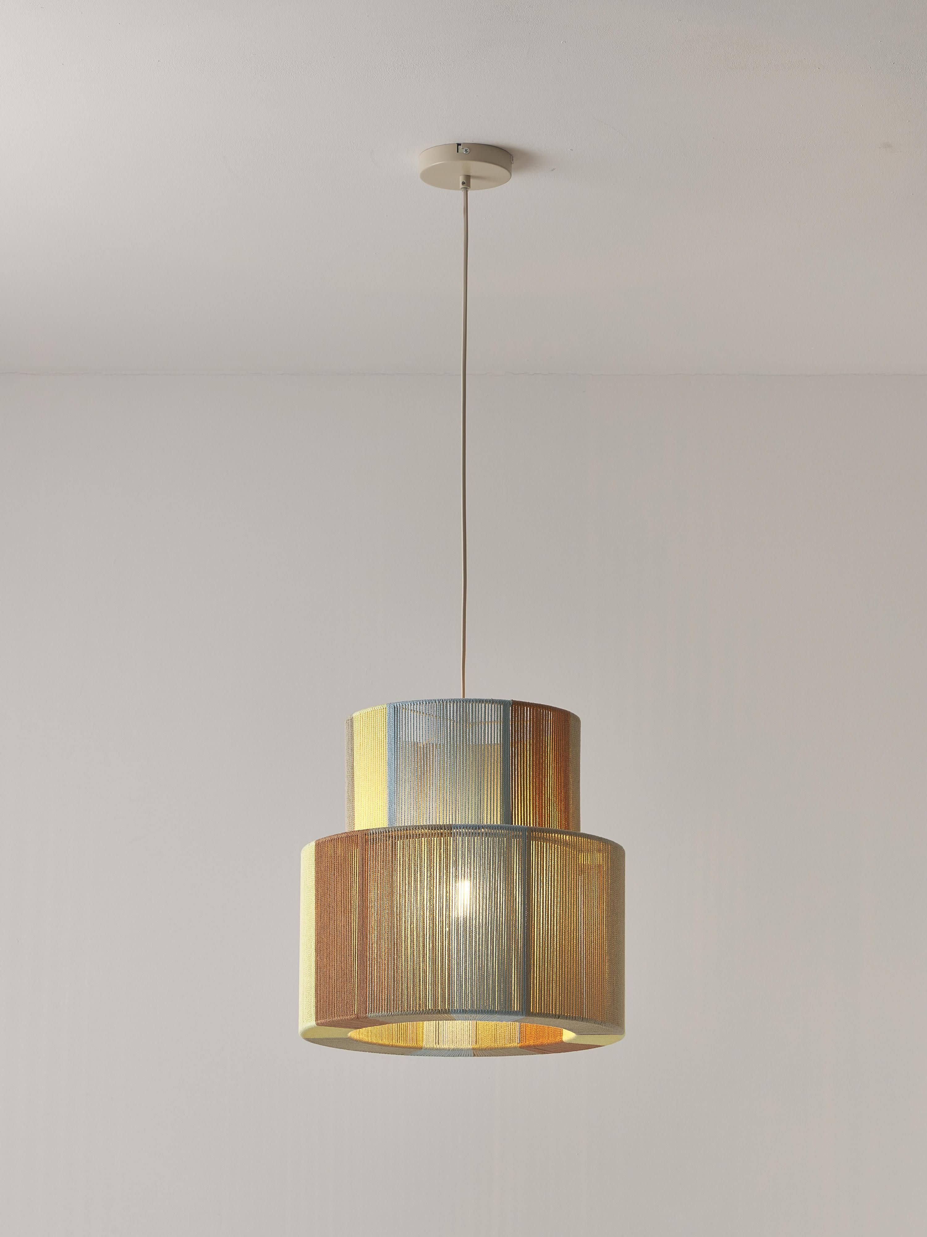 Hanglamp Lace van linnen draden