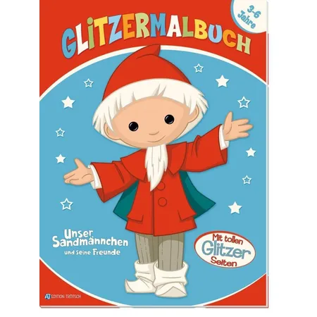 Trötsch Glitzermalbuch Sandmännchen
