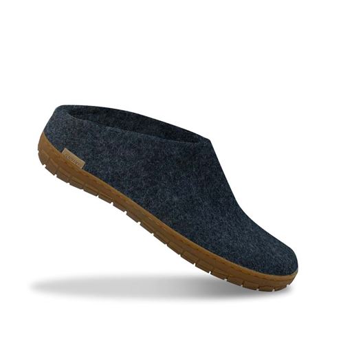 Glerups Slip-on Hjemmesko, Denim, 46