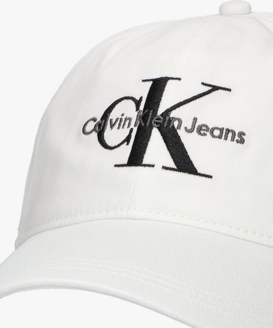 CALVIN KLEIN witte calvin klein pet monogram cap