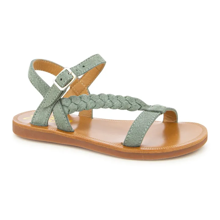 Pom d'Api Sandales Plagette Antik | Gris