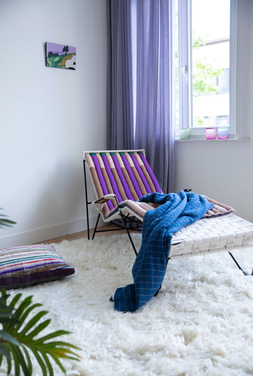 HKliving Fluffy vloerkleed Ø250