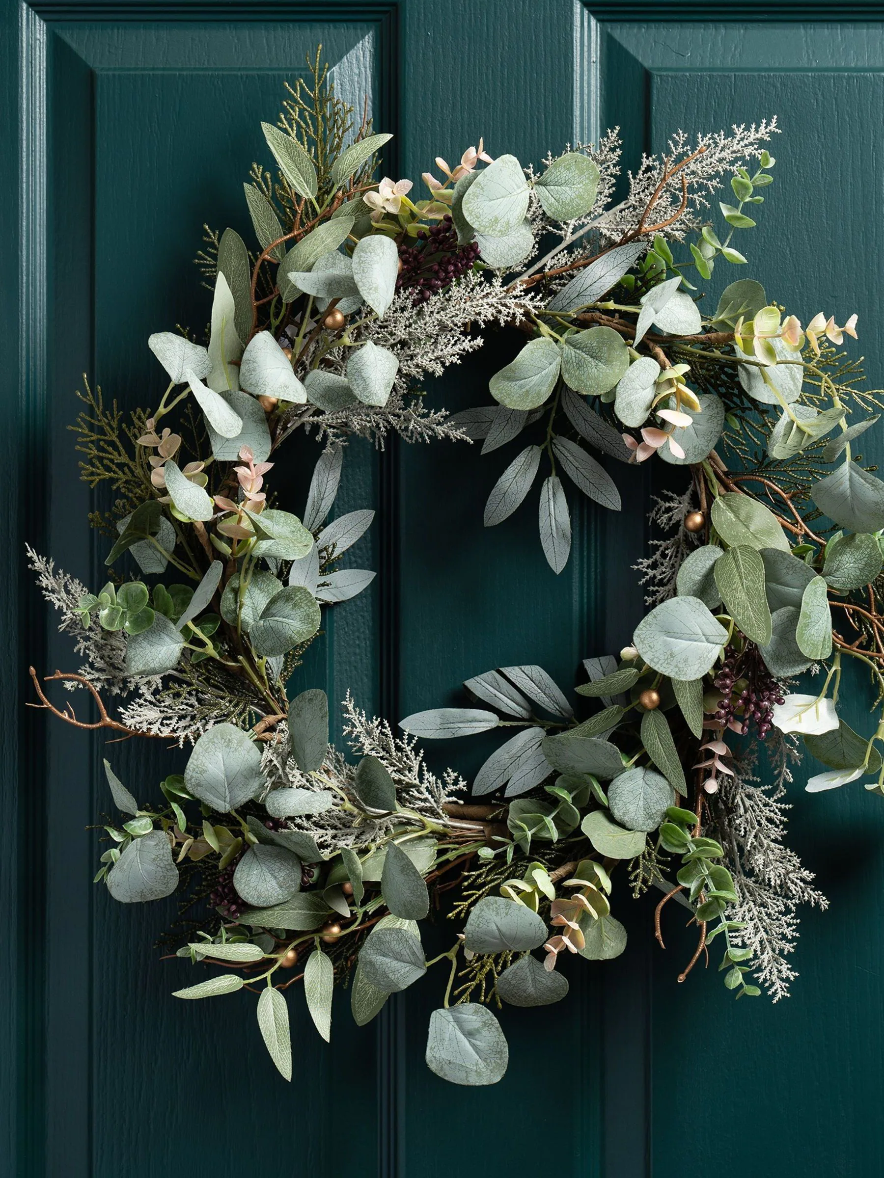 Scottish Everlastings Ltd Artificial Rustic Eucalyptus Wreath