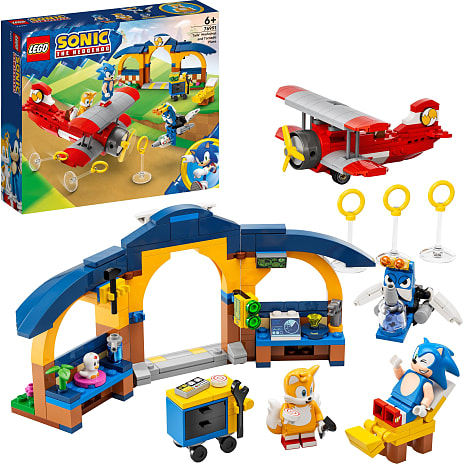 LEGO® Sonic the Hedgehog™ Tails' værksted og Tornado-fly 76991