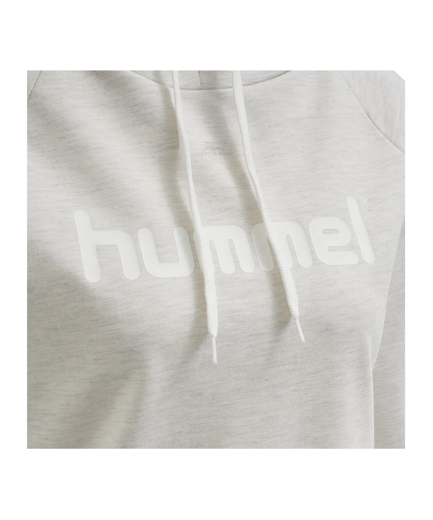 Hummel Cotton Logo Hoody Damen Weiss F9158