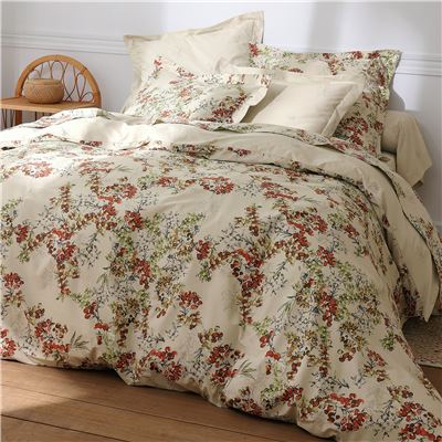 Linge de lit guirlandes de fleurs