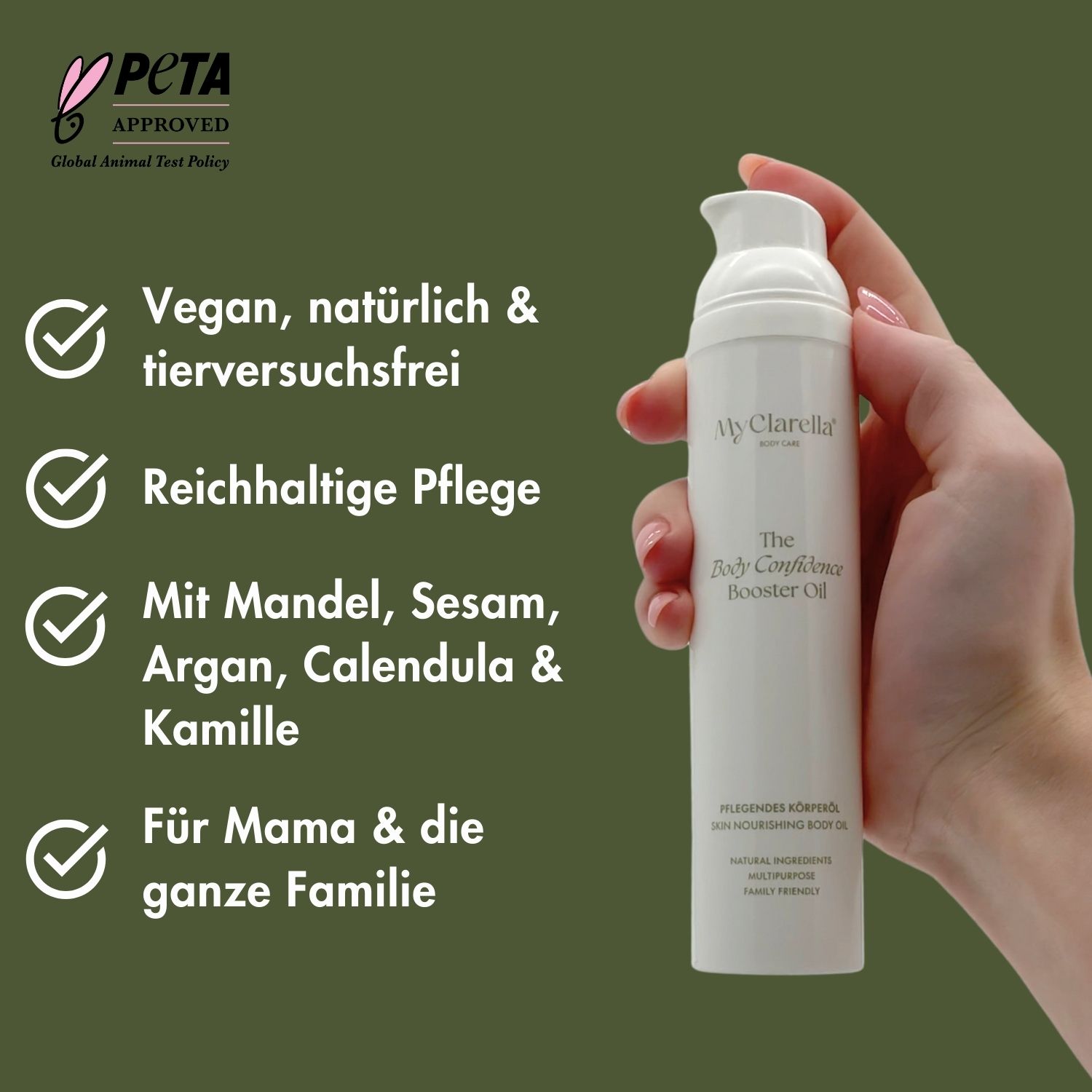 Pflegeöl für Damm, Körper & Narben - The Body Confidence Booster Oil