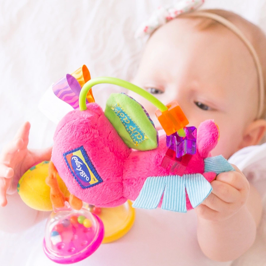 playgro Toy Box Pferd Klipp Klapp, pink
