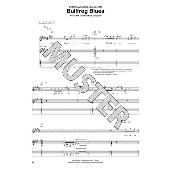 Hal Leonard Selections From Rory Gallagher