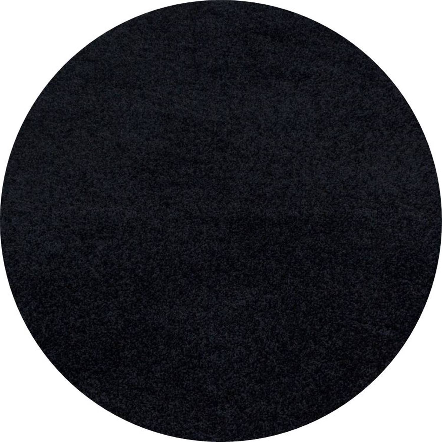 Runde Hochflor Teppich - Flauschiger Langflor Shaggy Teppich, Wohnzimmerteppich