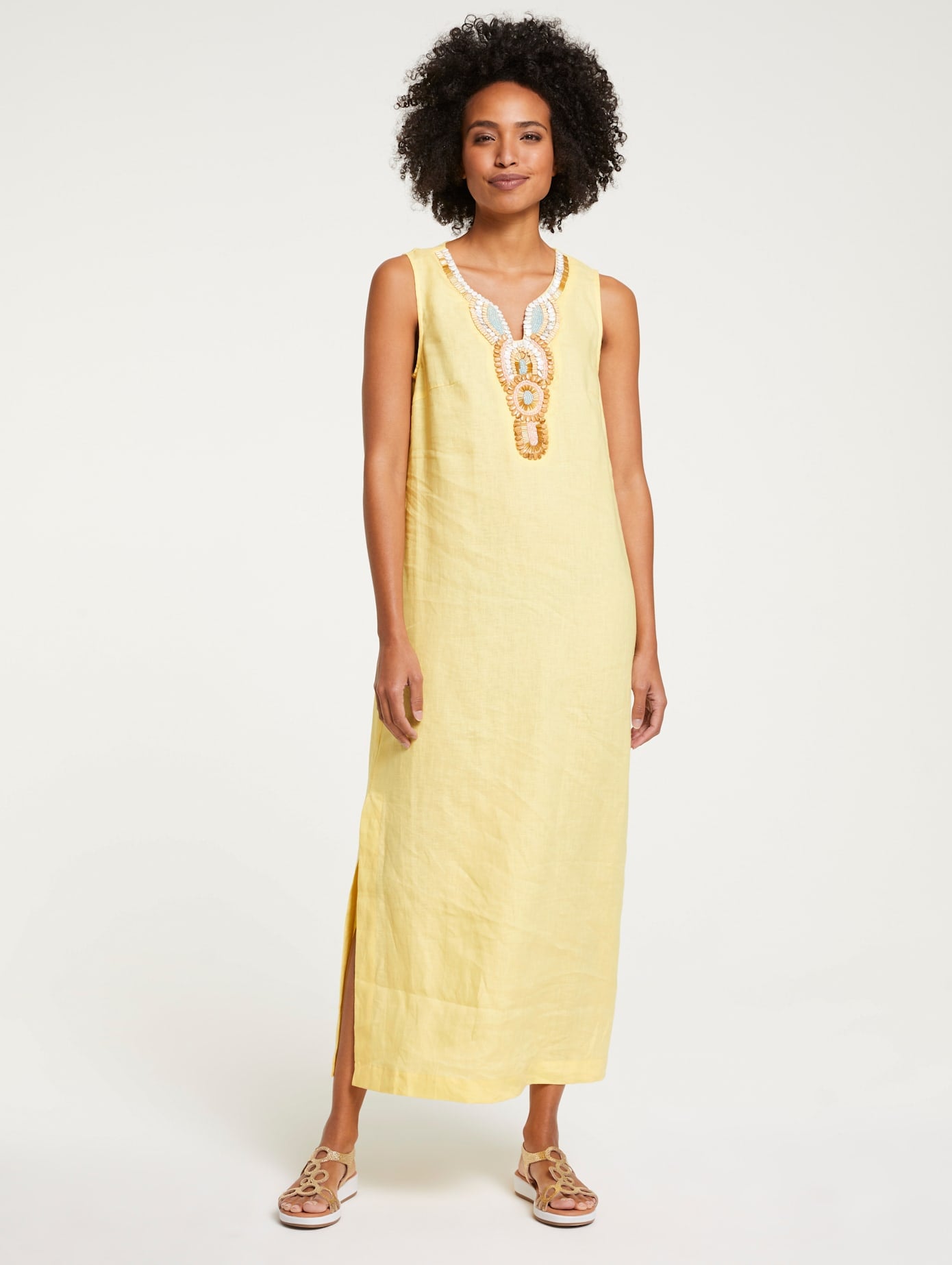 heine Maxikleid »Leinenkleid«