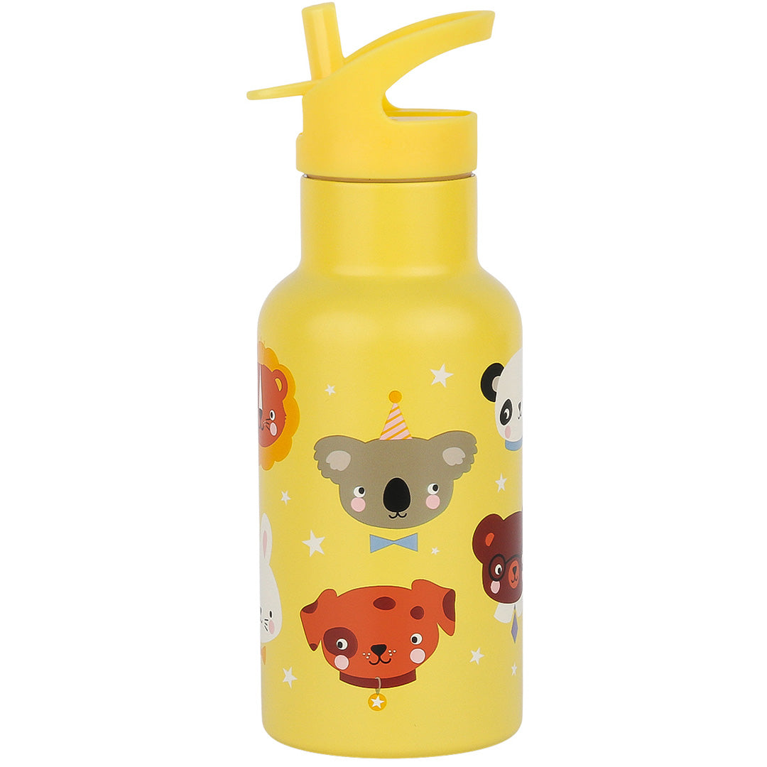 a little lovely company rvs drinkfles dierenvrienden - 350 ml