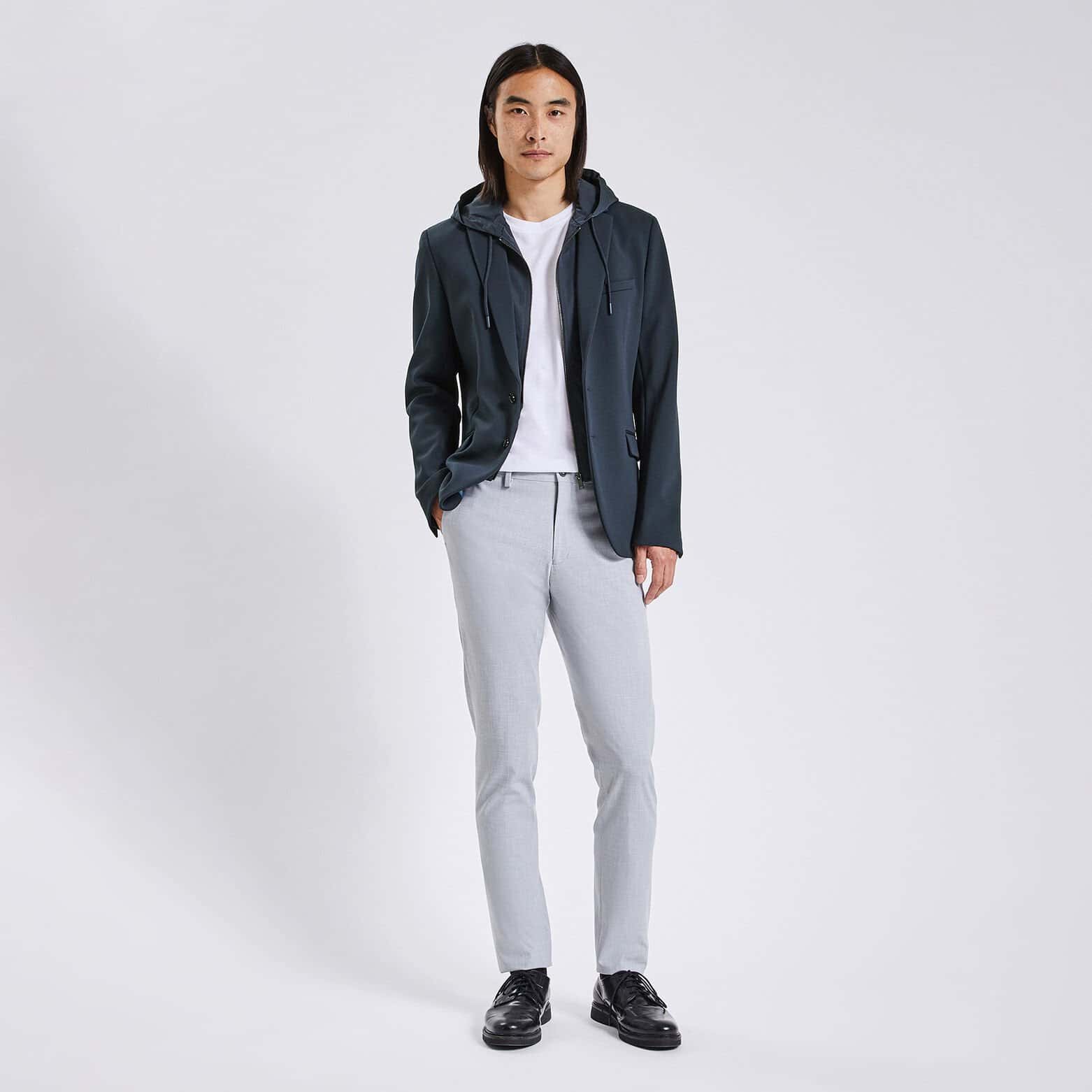 Veste 2 en 1 à capuche Bleu moyen
