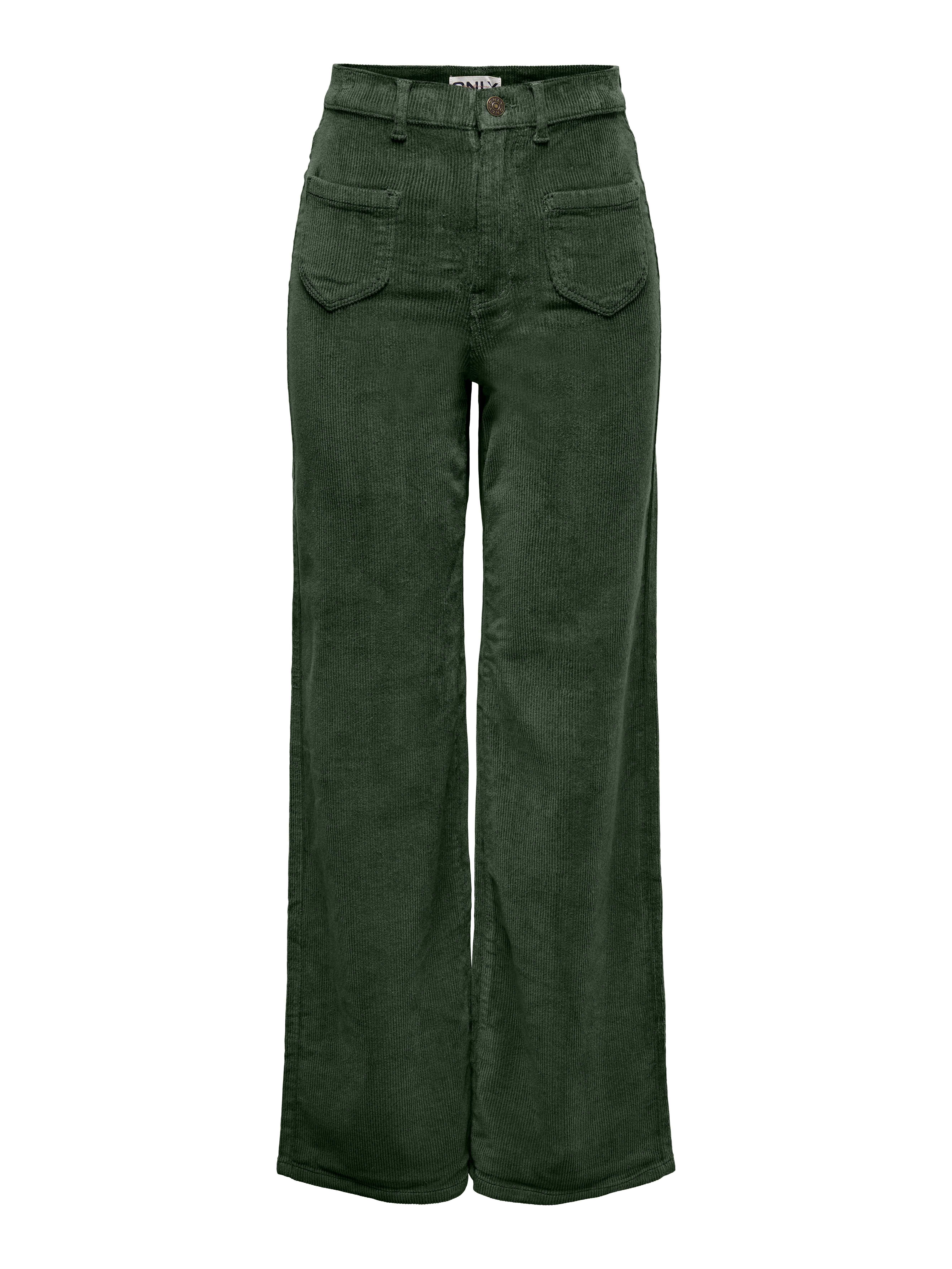 ONLHOPE Hohe Taille Gerade geschnitten Hose mit weitem Beinschnitt Duffel Bag
