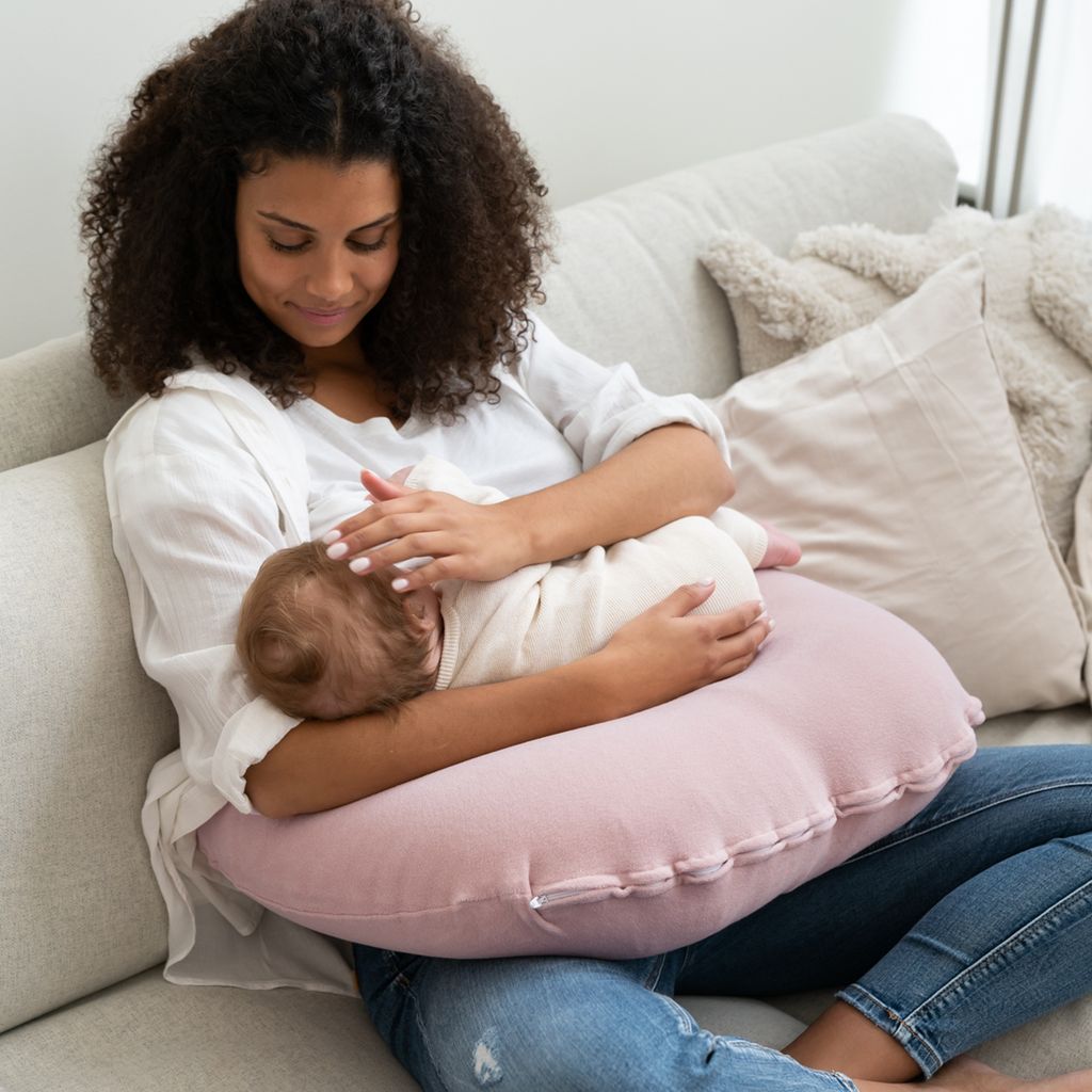 doomoodoomoo   Aufblasbares Mehrzweckkissen Nursing Air Pillow rosa