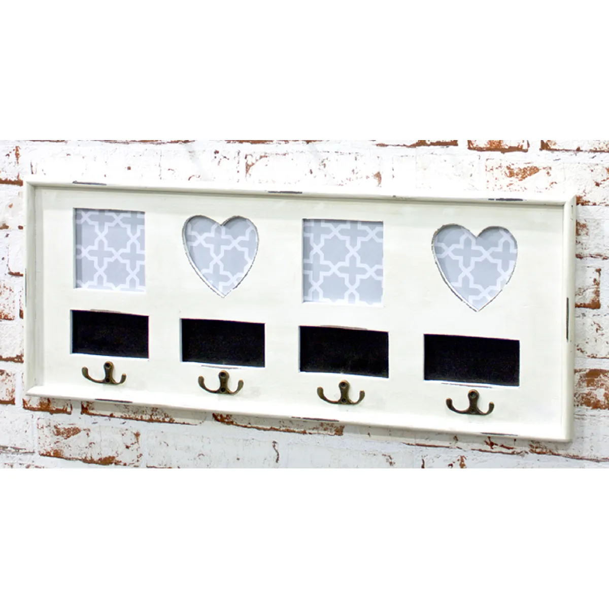 Pegane Garderobe murale Blanc
