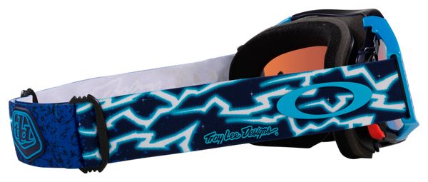 Masque Oakley Airbrake MX x Troy Lee Designs Bleu/ Verres Prizm Sapphire/ Ref : OO7046-F3