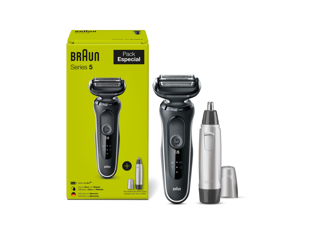 PACK MÁQUINA BARBEAR   APARADOR BRAUN W1000 EN10