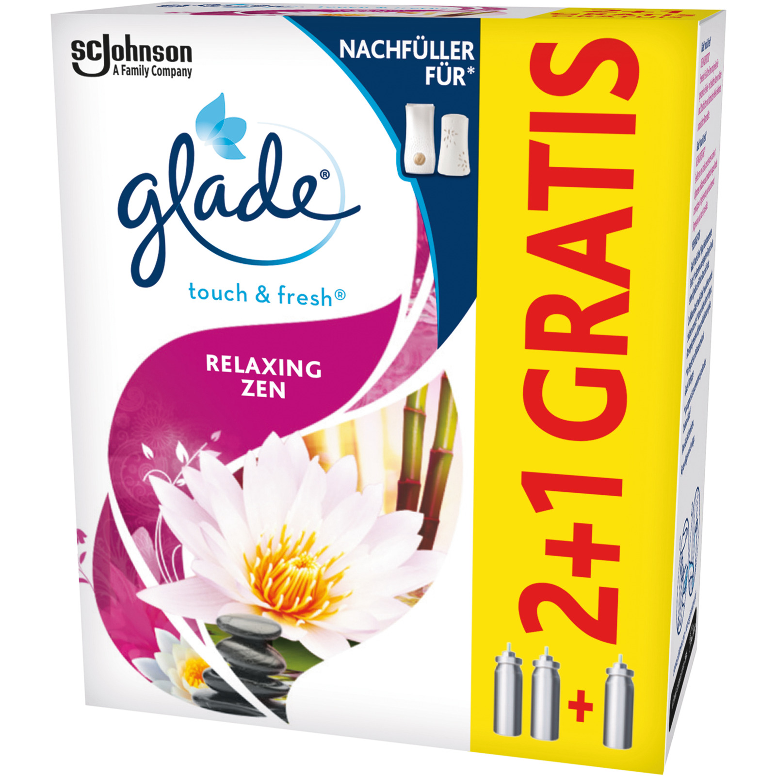 Glade Touch Ref Zen 2+1 3x10ml