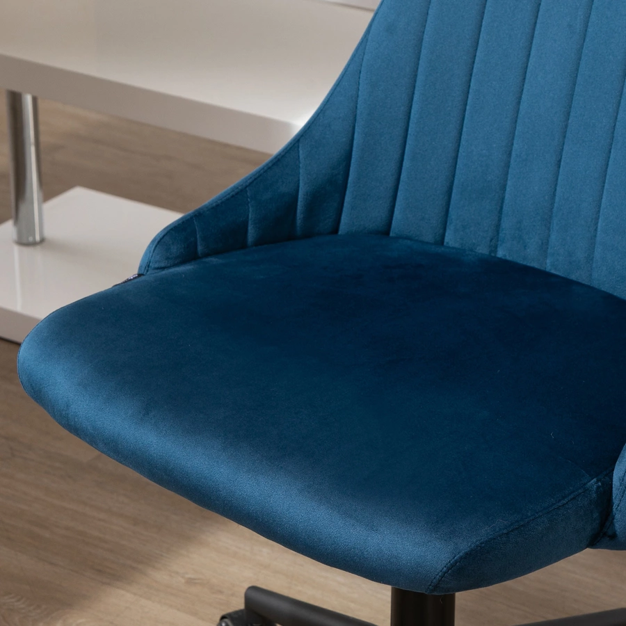 Vinsetto Bürostuhl ergonomisch geformt, high-end gaslift Blau