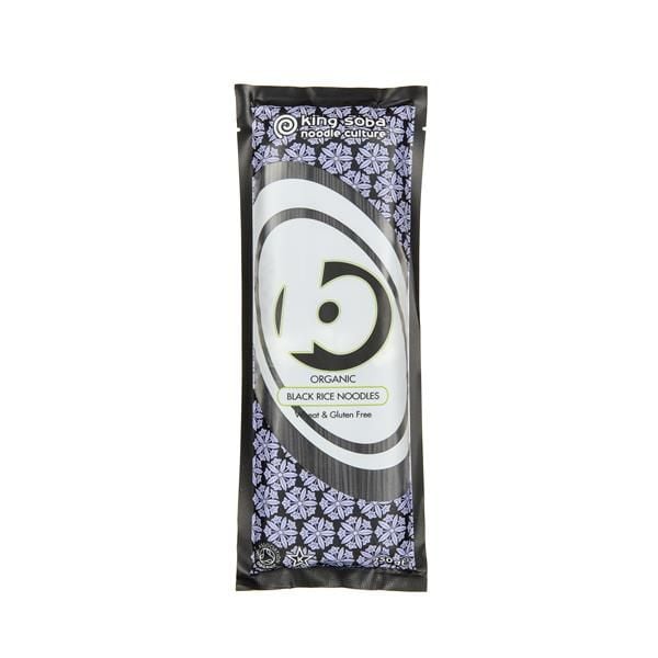 King Soba Bio Noodles Arroz Preto Sem Glúten 250G
