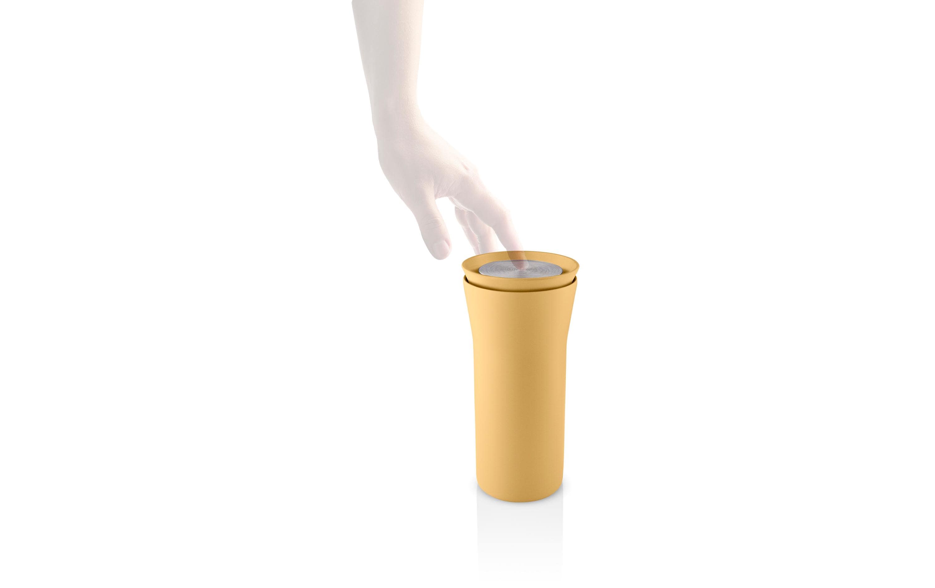 Thermobecher City 350 ml, GelbDoppelwandiger Isolierbecher