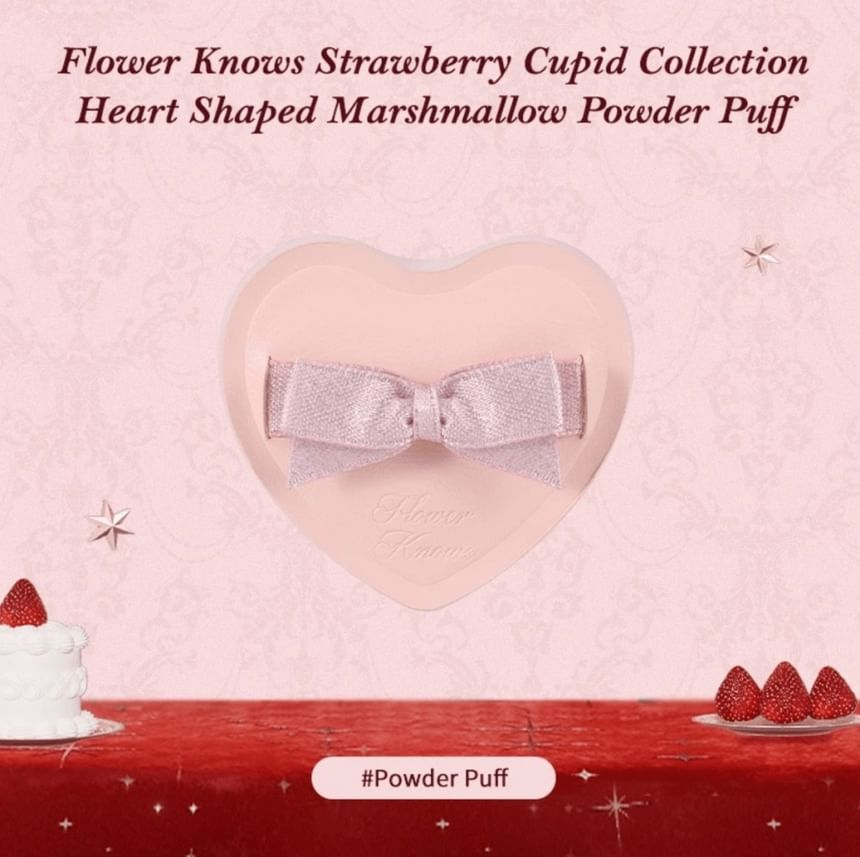 Flower Knows - Hartvormige Marshmallow Poederdons