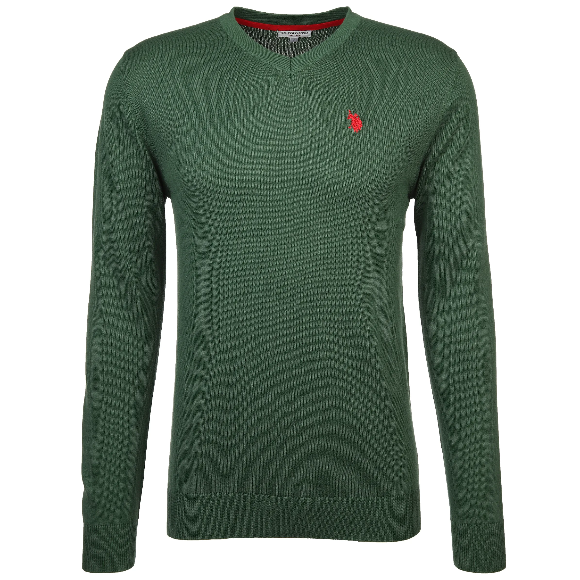 Herren Feinstrickpullover mit V-Ausschnitt