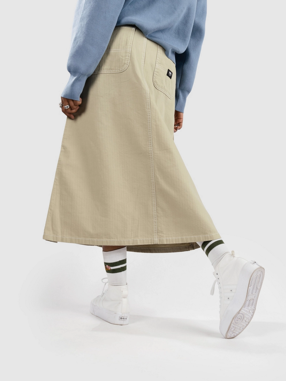 Vans Codey Long Flare Utility Skirt elm