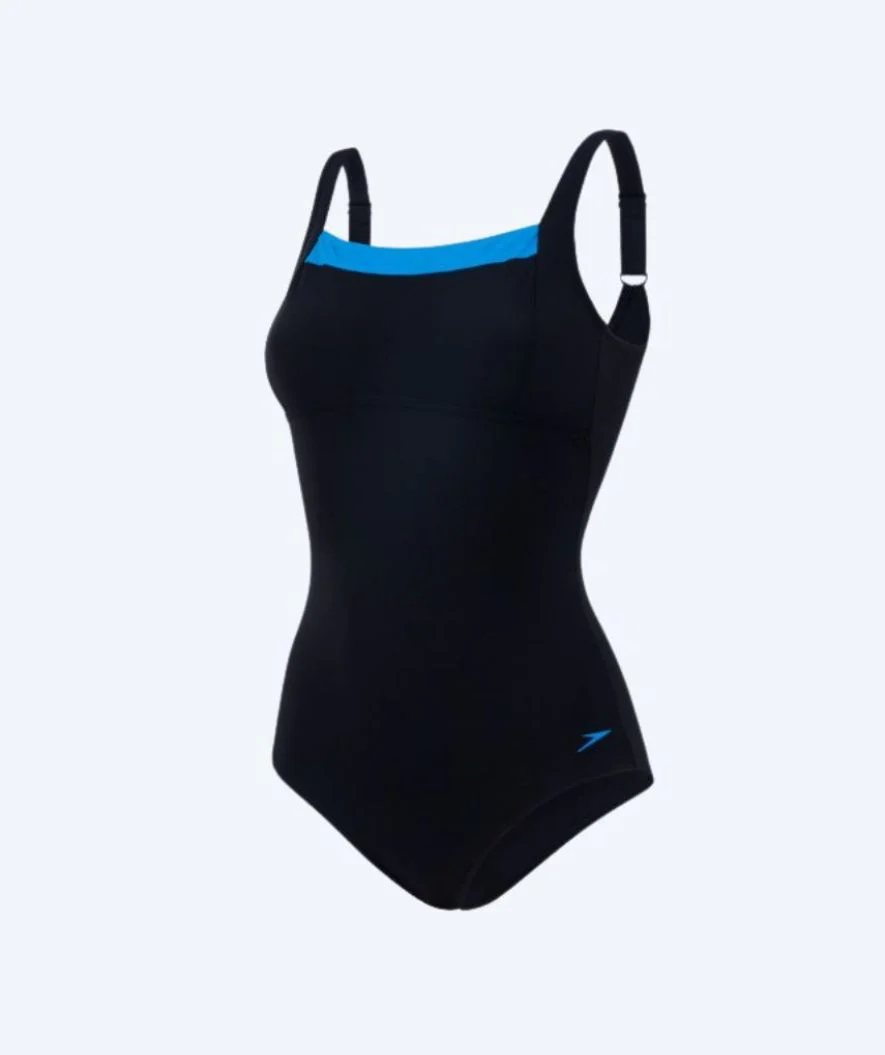 Speedo badedragt til damer - Contour Renew - Sort/blå
