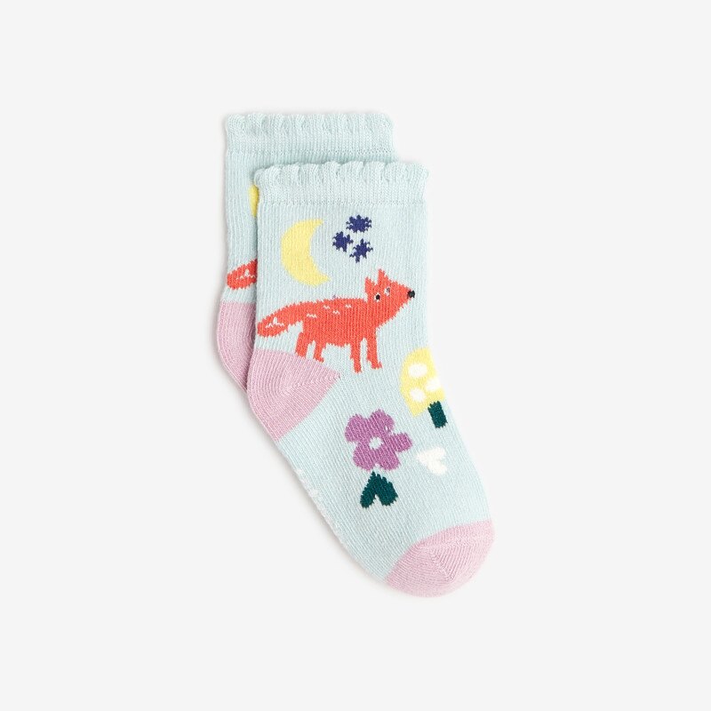 Chaussettes à motifs bébé fille bleues Catimini Bleu