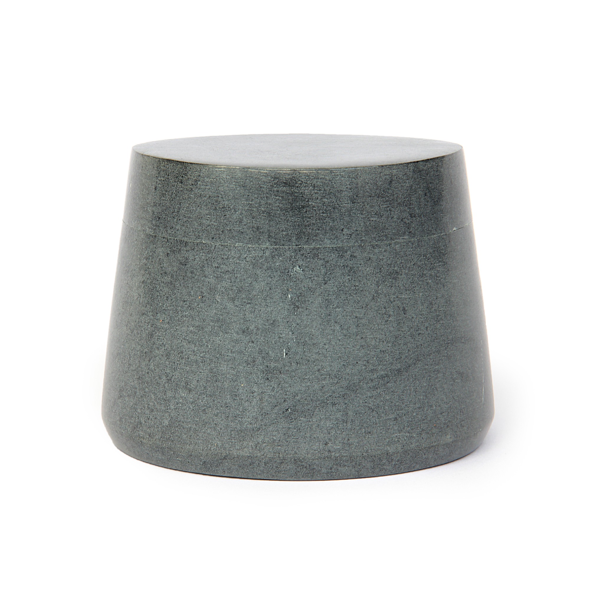 Box grauer Speckstein, grau, Ø 10 cm, H 8 cm von fischer's lagerhaus
