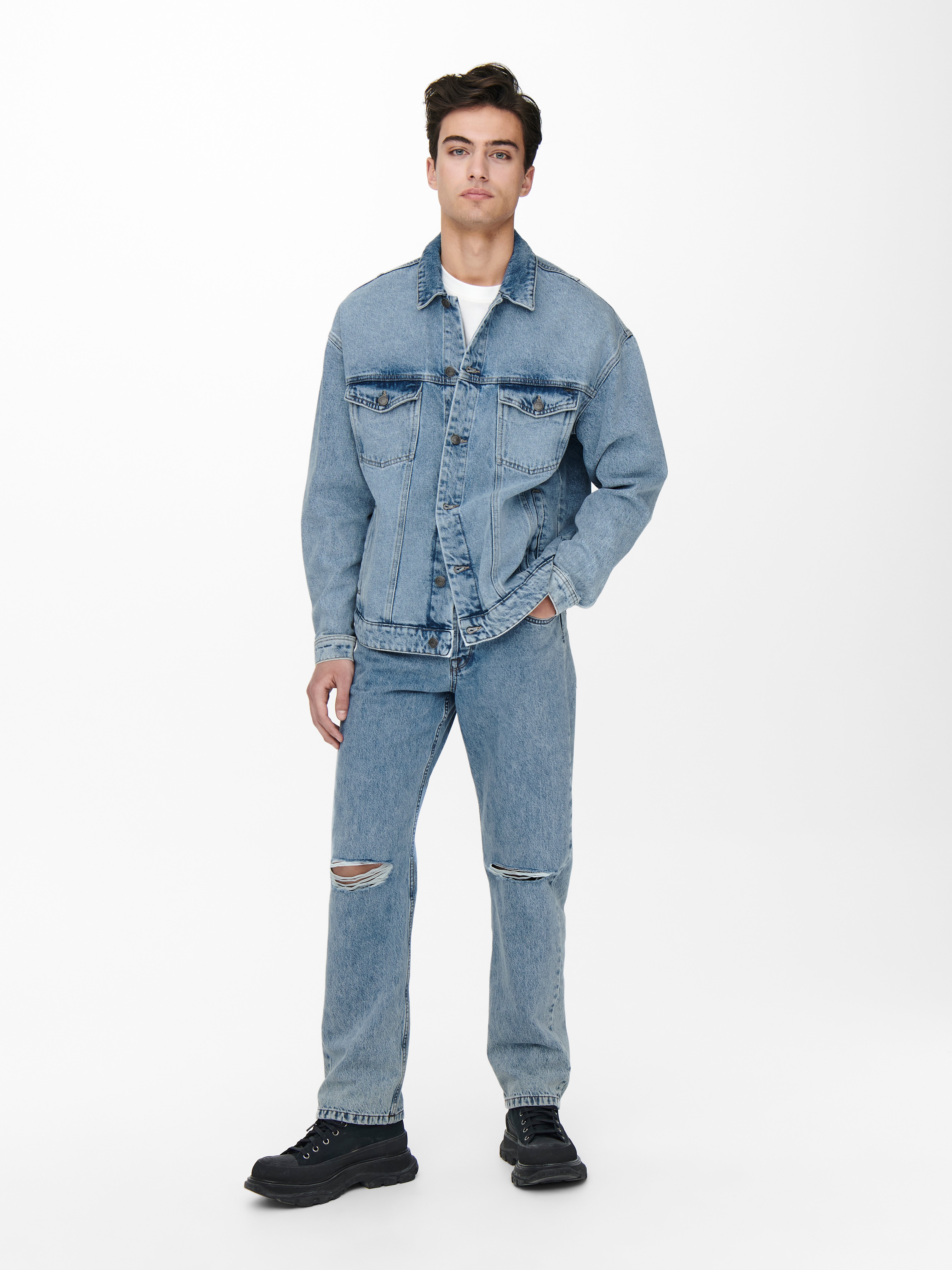 ONSRICK Jeansjacke Blue Denim