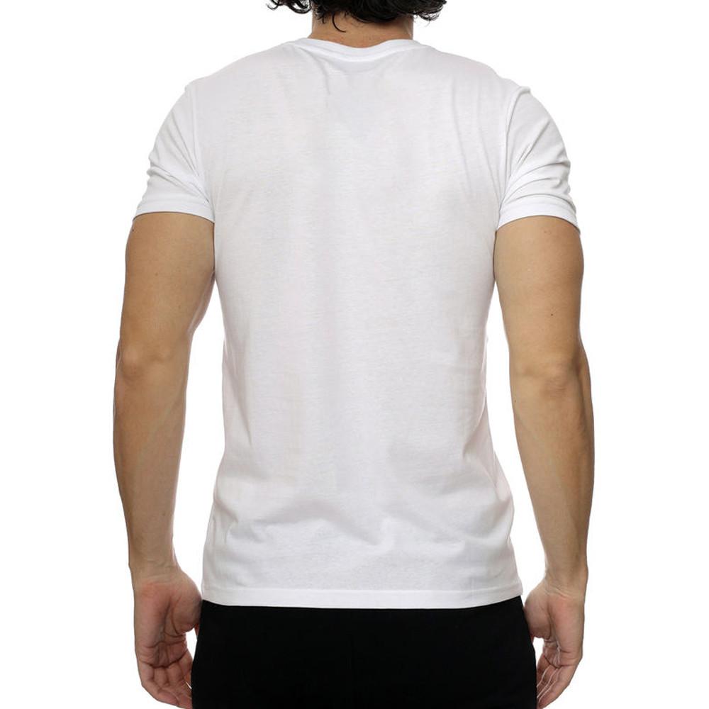 Kappa T-shirt Blanc Homme Kappa Cromen Slim