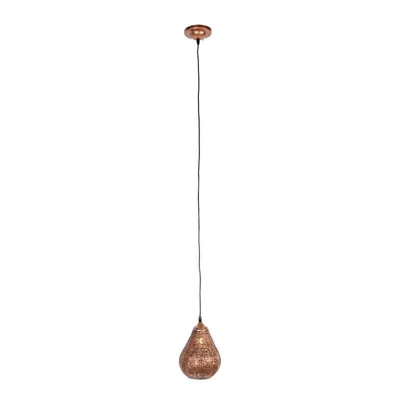 Oosterse hanglamp koper - Billa Dia