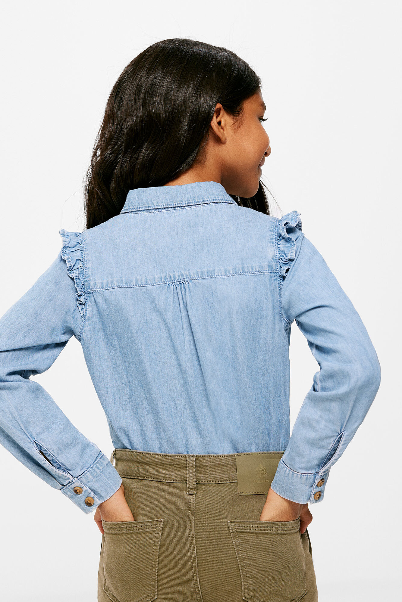 Blusa jeans feminina