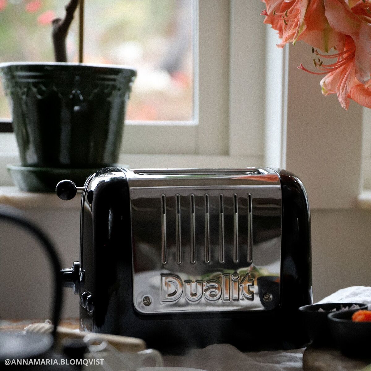 Lite Brødrister 2-skiver High Gloss Svart