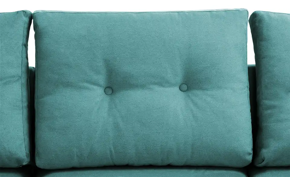 Ecksofa Carla Türkis/Petrol links