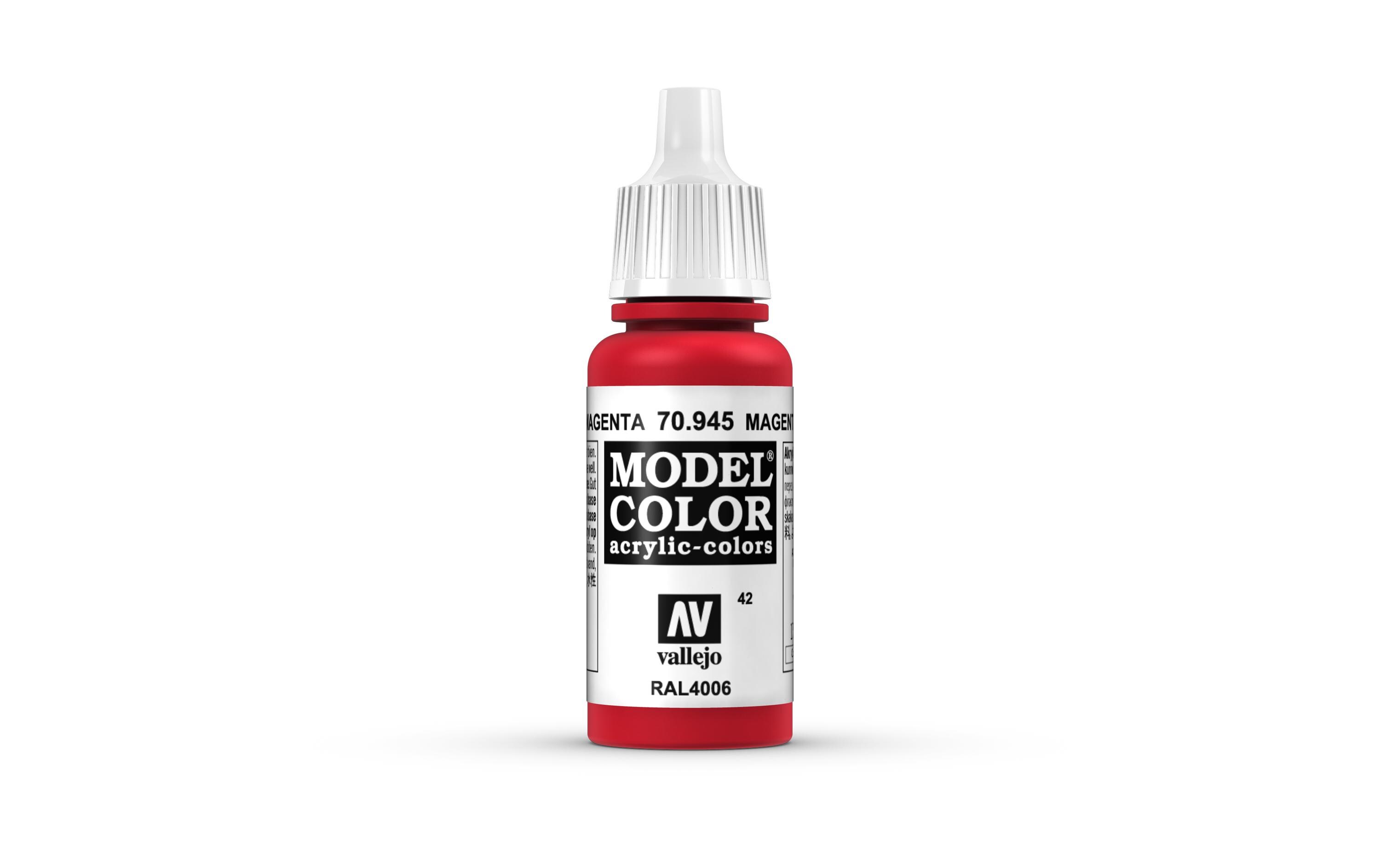 Acrylfarbe Matt, Magenta 17 mlModel Color Magenta