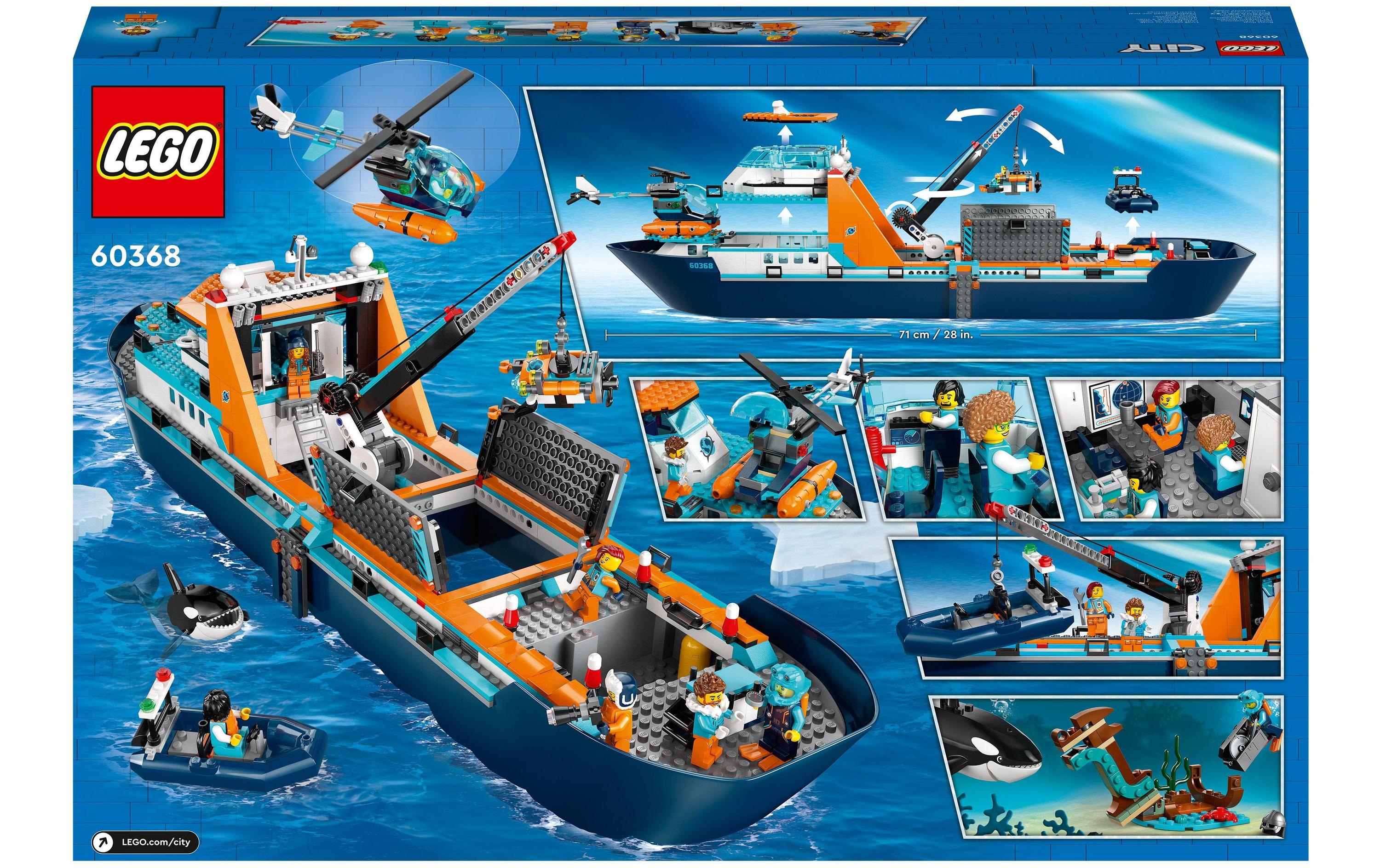 City Arktis-Forschungsschiff 60368<br>Ozean-Spielset