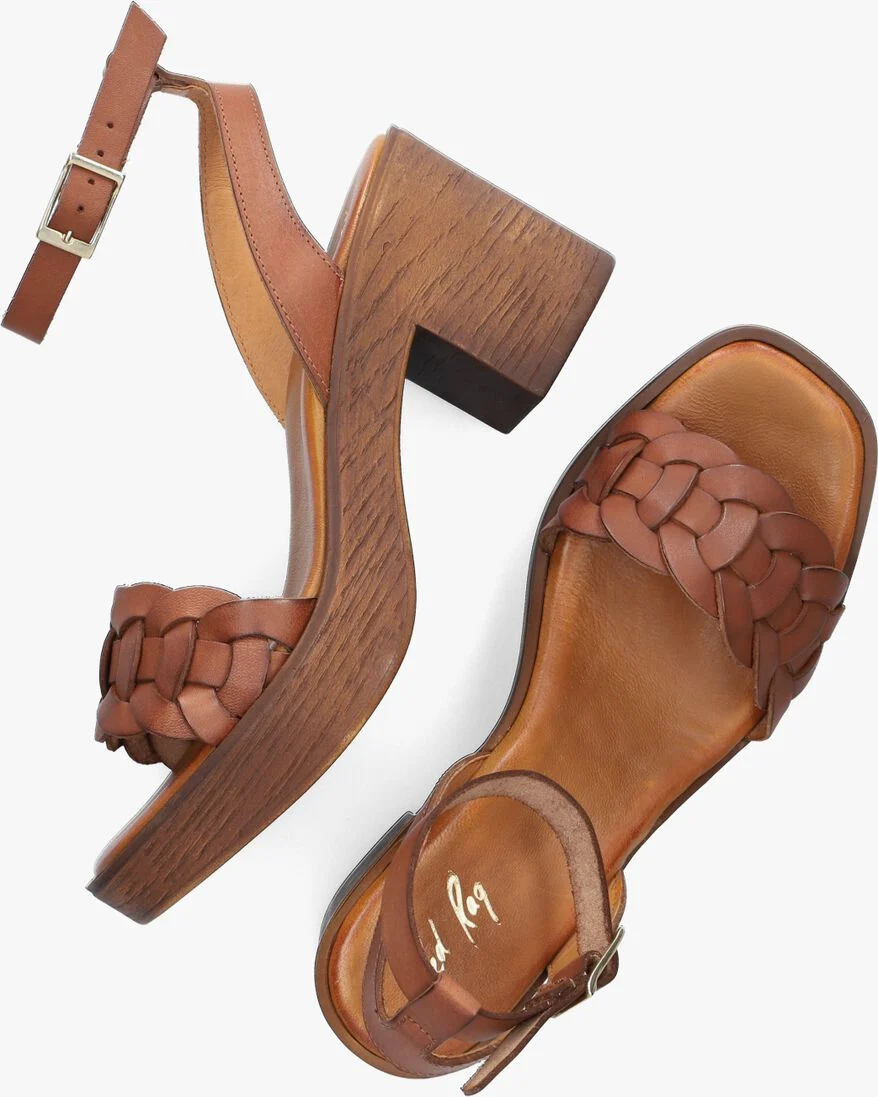 RED-RAG cognac red-rag sandalen 79518
