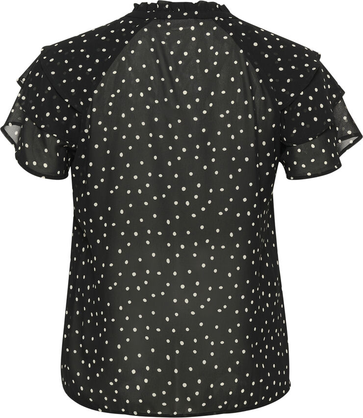 Kaffe Curve KCsallie Blouse Black/white dot