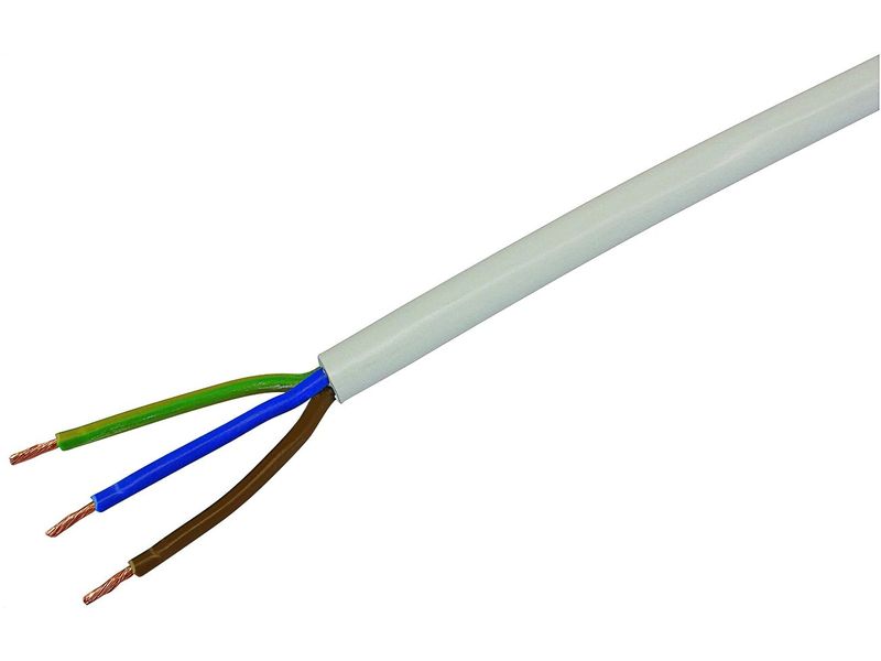 STEFFEN Installationskabel TD 3 x 1.5 mm², 100 m Weiss Installationskabel
